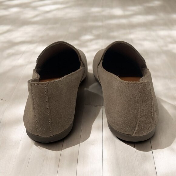 Lucky Brand Charsa Suede Slip-On Loafers Tan Slip On Flats Size 9.5 - Picture 5 of 8